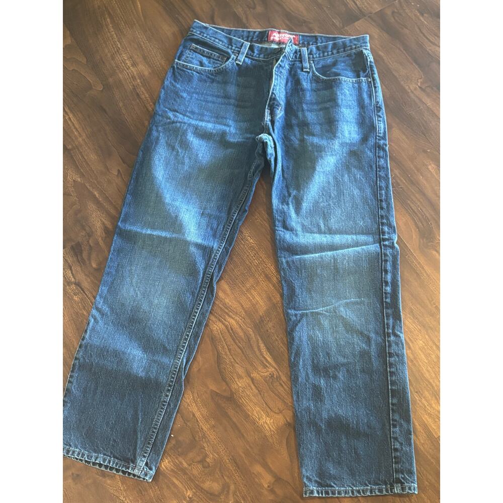Arizona Men’s Flex‎ Bootcut Dark Denim Jeans 32x30